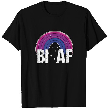 Discover Bi AF Bisexual Pride Flag Rainbow T Shirts