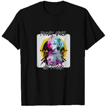 Discover Graffiti Style - Punk Girl In Town 8 T Shirts
