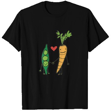 Discover womens carrot and peas v neck T Shirts