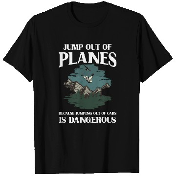 Discover Skydive, SKydiving, Skydiver T Shirts