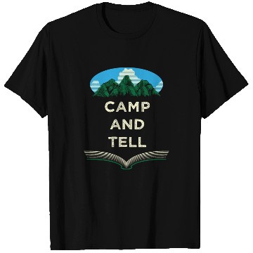Discover Camp and Tell Camping Friends Camper Buddy Couples T Shirts