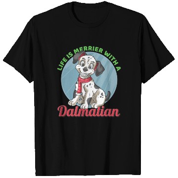 Discover Dalmatian Life's Merrier With A Dalmatian T Shirts