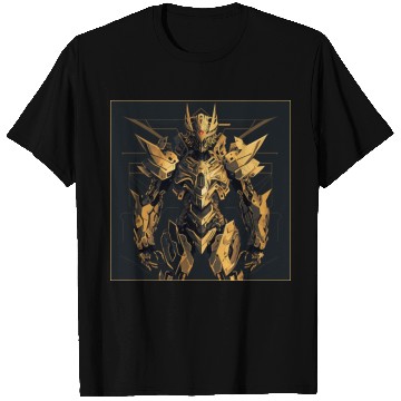 Discover Gold Mecha T Shirts
