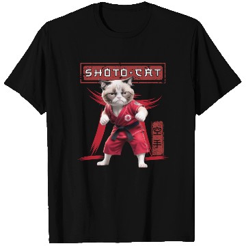 Discover Karate Cat, Karate Japanese Kanji T Shirts