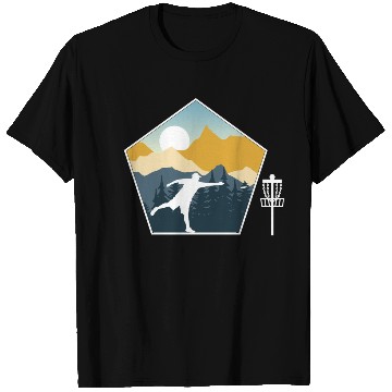 Discover Disc Golf Disc Golfing Ultimate Frisbee Natur T Shirts