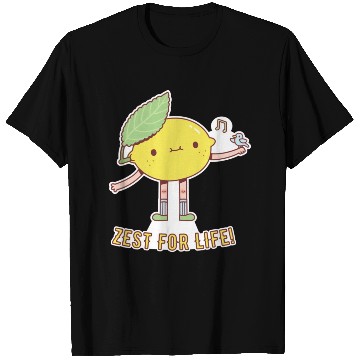 Discover Cute Lemon and Bird Zest For Life T Shirts