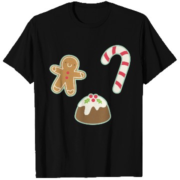 Discover Cute Gingerbread Man Candy Cane and Christmas T Shirts