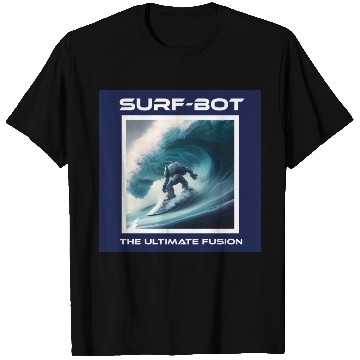Discover Backside Robot Surfer T Shirts
