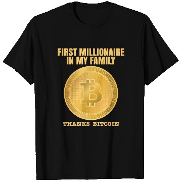 Discover Bitcoin Millionaire Decentralized Crypto T Shirts