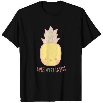 Discover Cute Sweet On the Inside Pineapple T Shirts