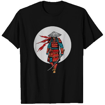 Discover Japanese samurai warrior blue mask T Shirts