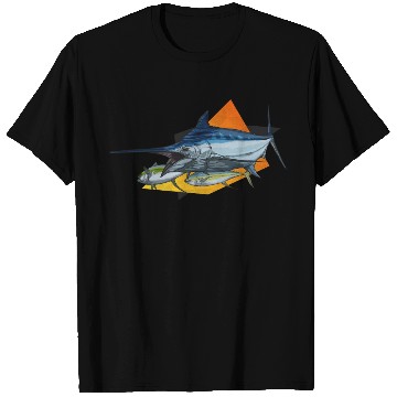 Discover Marlin T Shirts Orange n Black