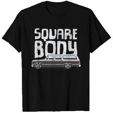 Discover square body Frost White T Shirts