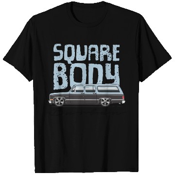 Discover square body Light Blue T Shirts