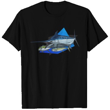Discover Marlin T Shirts Blue n Black