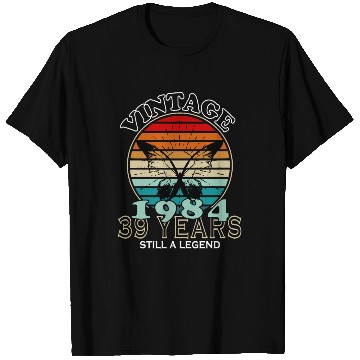 Discover Retro Birthday Year Vintage 1984 T Shirts
