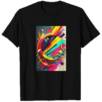 Discover Colorful Abstract Poster T Shirts