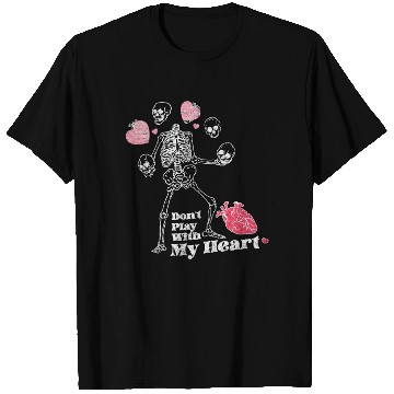 Discover Don't Play With My Heart Skeleton Valentine's Day T Shirts