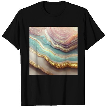 Discover Pastel Agate Geode Stone T Shirts