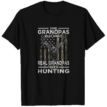 Discover Buck Deer Hunting American Camouflage T Shirts