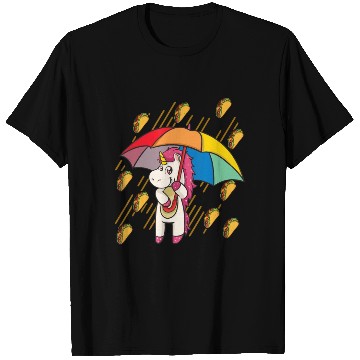 Discover Raining Tacos Unicorn Lover Umbrella Cinco de Mayo T Shirts