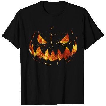 Discover Spooky Halloween pumpkin T Shirts