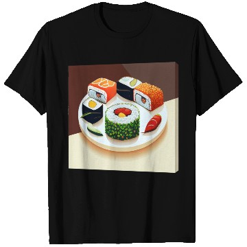 Discover Beautiful Sushi Painting T Shirts