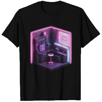 Discover Isometric Modern Room Cube T Shirts