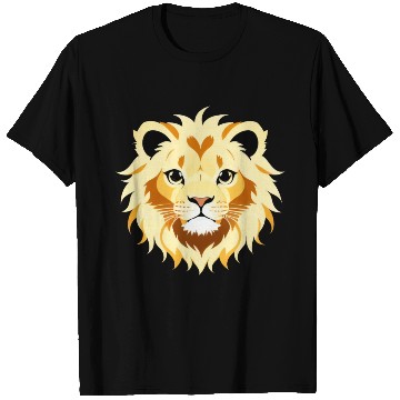 Discover Royal Cartoon Lion - King of the Jungle 4 T Shirts