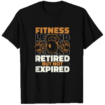 Discover Fitness Workout Gym Retired T Shirts