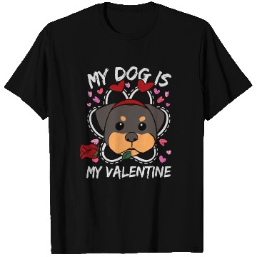 Discover My Dog Is My Valentine T Shirts