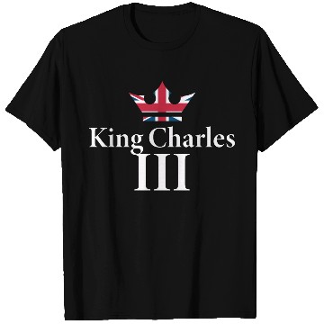 Discover British Crown King Charles III UK Royalty T Shirts