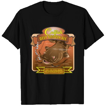 Discover Catfish Deep Brown Ale T Shirts