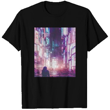 Discover Cyberpunk Vaporwave Anime Japan Cyber aesthetic T Shirts