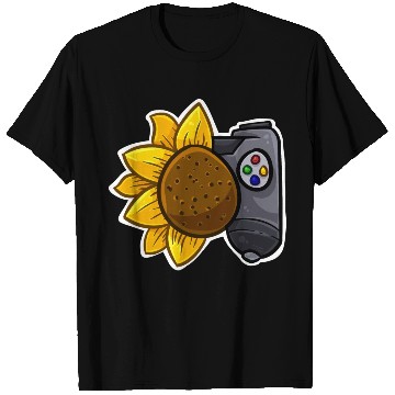 Discover Sunflower Game Controller (MyLittleGaming) T Shirts