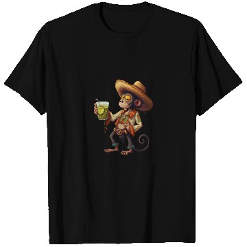 Discover Spider Monkey Animal Lovers Mexican Cowboy Spider T Shirts