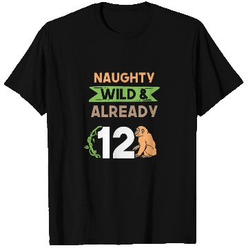 Discover Gift 12 years birthday girl boy Ape Monkey T Shirts