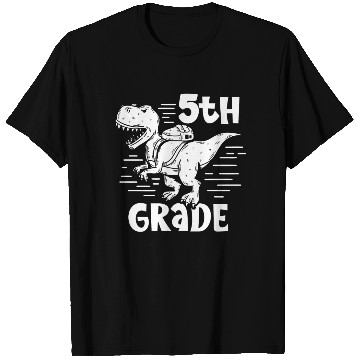 Discover 5Th Grade Dinosaur Class Grader School Pupil T Shirts