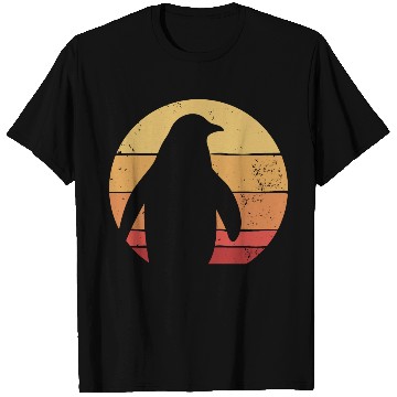 Discover Retro Penguin Silhouette T Shirts