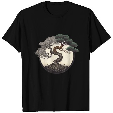 Discover Yin and Yang Bonsai Tree T Shirts