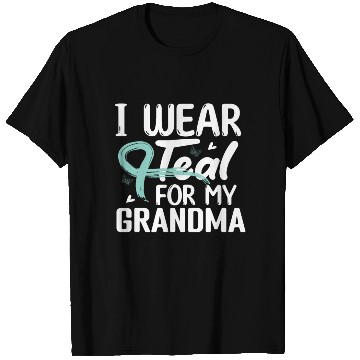 Discover I Wear Teal For My Grandma Cervical Cancer T Shirts