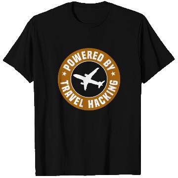 Discover Powered By Travel Hacking T Shirts