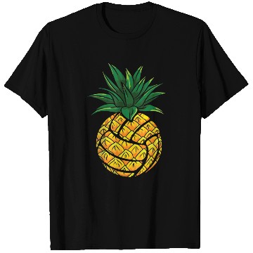Discover Funny Pineapple Volleyball T Shirts