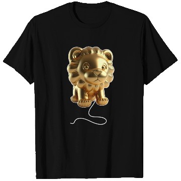 Discover Lion Gold Balloon T Shirts