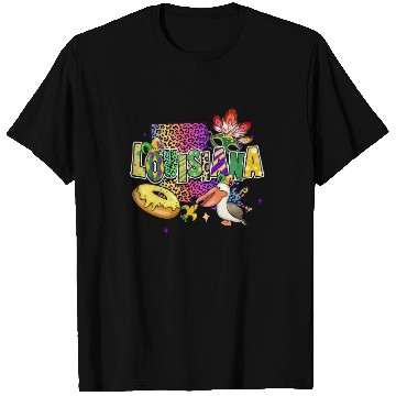 Discover New Orleans Men Women Louisiana Mardi Gras Outfit T Shirts