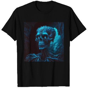 Discover Glamour shot of a skeletal dark witch T Shirts