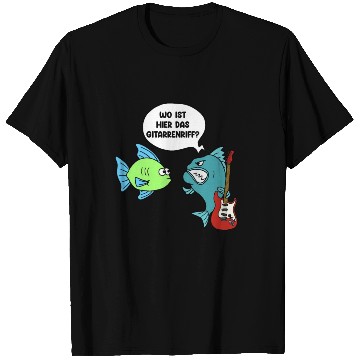 Discover Guitar German Black Humor T Shirts