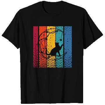 Discover Cat Retro Creative T Shirts