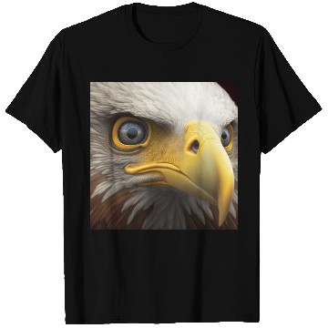 Discover bald eagle eyes hyper realistic hyper details T Shirts