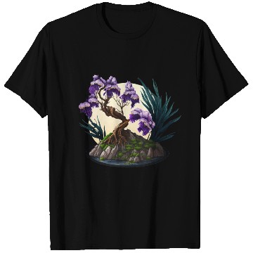 Discover Iris Bonsai Tree T Shirts